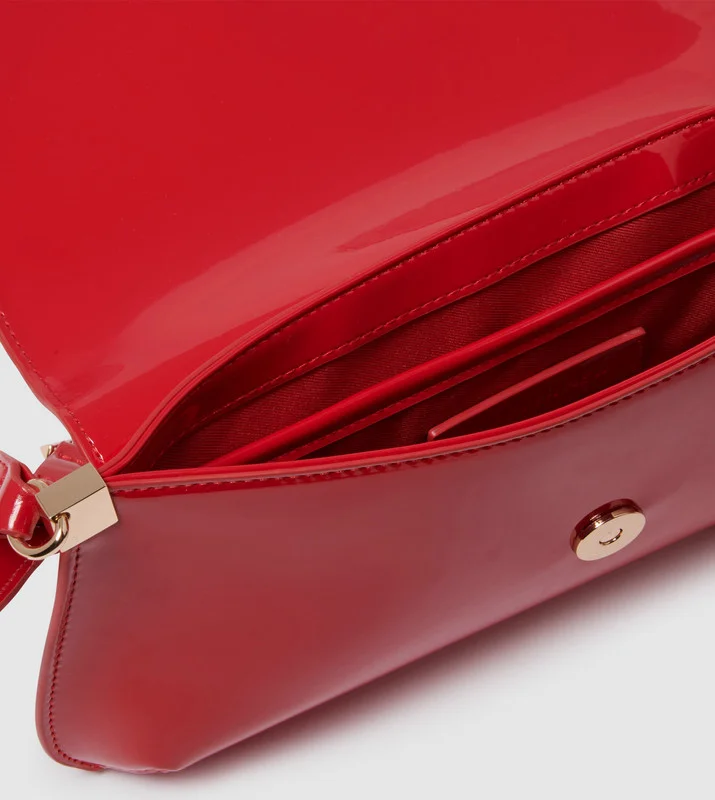 forever new  SHILOH Glossy Shoulder Bag for Women | Best Price UAE
